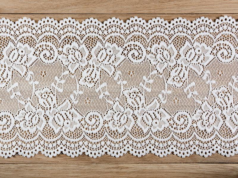 Spitze, gebrochenes Weiß, 0, 15 x 9m (1 Stk. / 9 lfm) - FeierGlanz